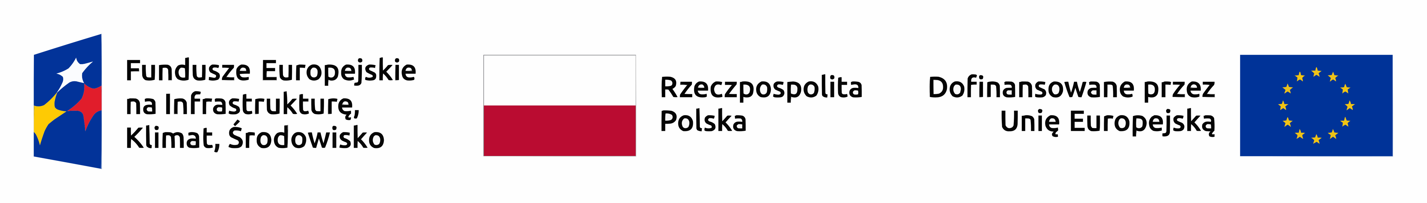 Obrazek przedstawia logotyp programu FEnIKS, flagę Polski oraz Unii Europejskiej z informacją o dofinansowaniu przez UE